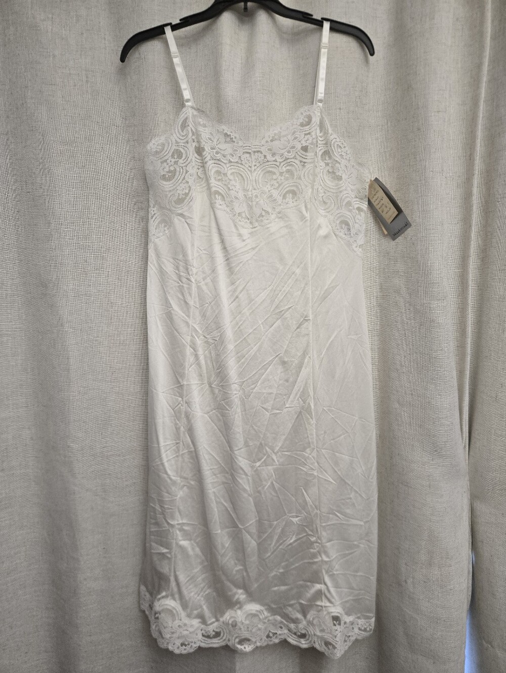 Vintage Wonder Maid Lace Full Slip 38 NWT NOS Made USA